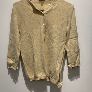 Pink tartan size S 3/4 sleeve top